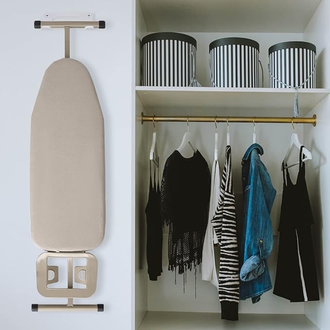 Ironing Board Hanger Wall Mount Ironing Board Holder Organizer Wall Rack - Image 8