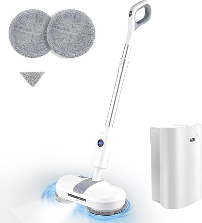 Cordless Electric Mop, Dual Motor Powerful Spin, Cordless Mop by Verazon