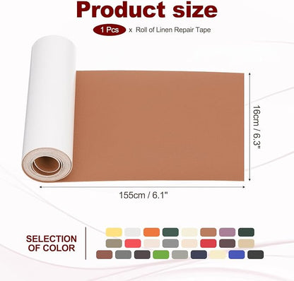 PATIKIL Leather Patches Tape for Furniture, 6.3 x 61 Inch Self Adhesive Vinyl - Image 2