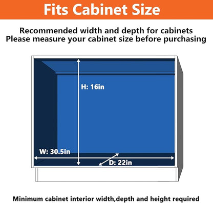ROOMTEC Individual Pull Out Cabinet Organizer, 2 Tier Spice Rack Organizer - Image 4