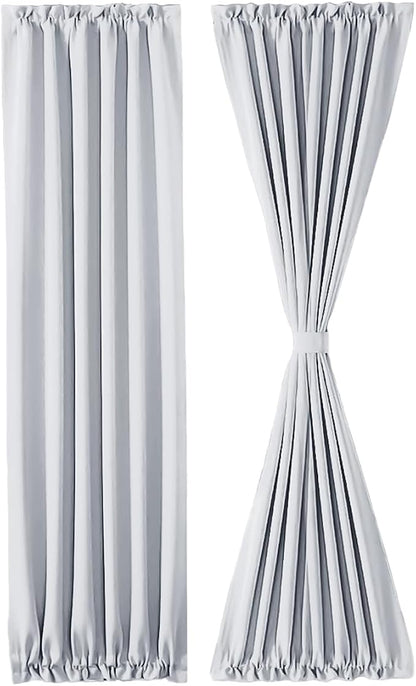 DWCN French Door Curtains – Rod Pocket Thermal Curtain - Image 7