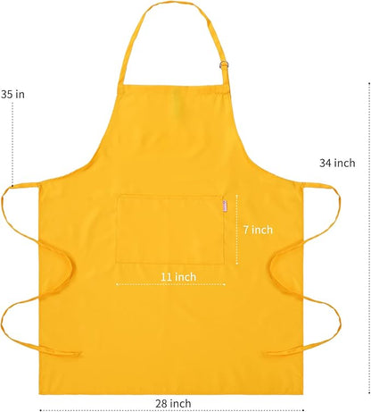 Orange Yellow Apron for Women - Image 5