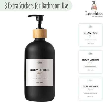 LOOCHICA Black Glass Kitchen Soap Dispenser, Detergent Dispenser or Hands Soap - Image 5