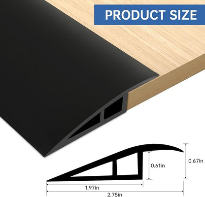 Vinyl Door Threshold Flooring Transition Strip Self Adhesive Carpet Edging Strip - Image 6