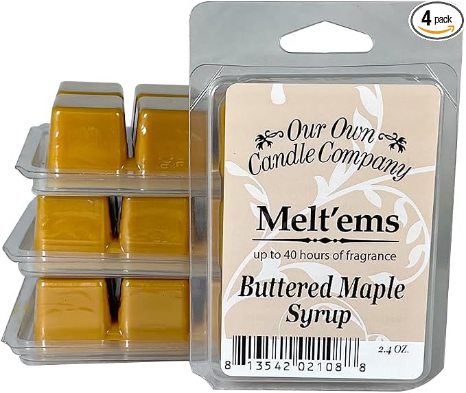 Our Own Candle Company Premium Wax Melt, Buttered Maple Syrup Scent, 6 Cubes by OurOwnCandleCompanycandles