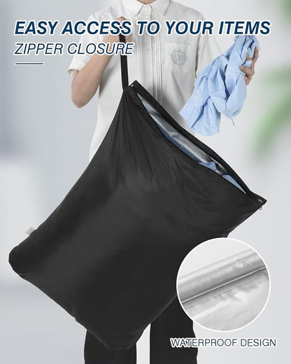 OTraki 2Pcs Large Laundry Bags 24x32 inch Wet Dry Bag Reusable Waterproof bag - Image 4