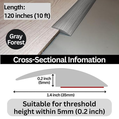 Floor Transition Strip Self Adhesive Carpet Wood Tile Vinyl Flooring Laminate - Image 3