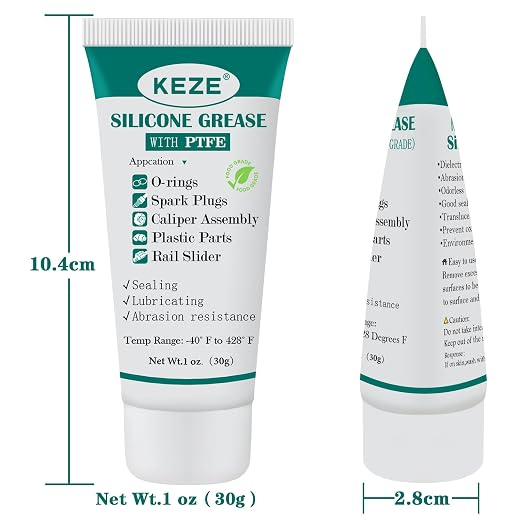 KEZE Silicone Grease Tube PTFE Synthetic Lubricant Sliding Door Grease - Image 2