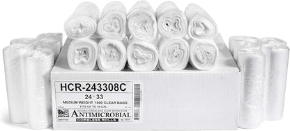 Aluf Plastics High Density Trash Bags, 16 Gallon, 8 Micron, by AlufPlastics
