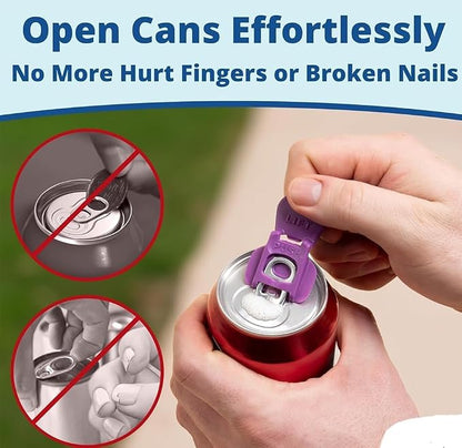 20 Pcs Can Tab Openers & Leak-Proof Drink Covers – One-Hand Soda Can Opener and - Image 4