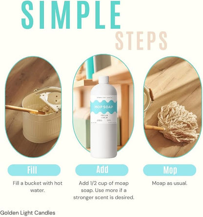 Mop Soap – Highly Scented Luxury Floor Cleaner Concentrate – Fresh Linen Scent - Image 5
