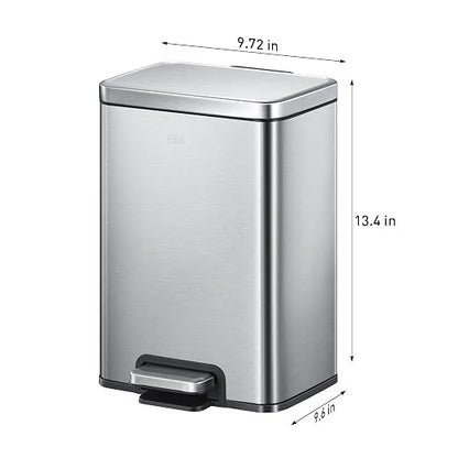 EKO Madison 12L / 3.2 Gal Bathroom Trash Can - Image 7