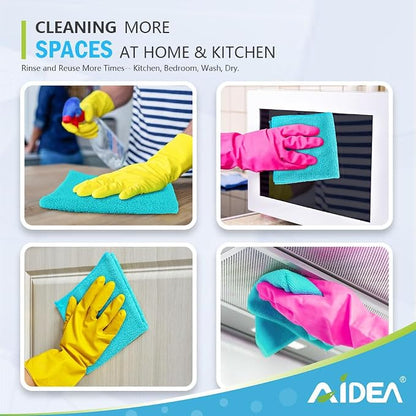 AIDEA Microfiber Cleaning Cloth-50PK, Soft Microfiber Towels - Image 6