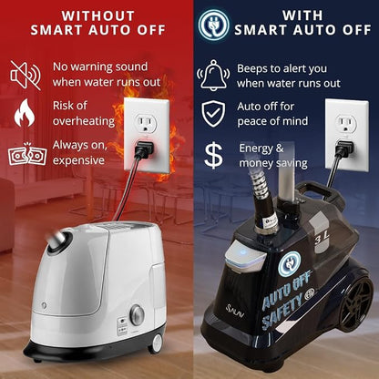 SALAV® Heavy Duty Smart Auto Shut-off Commercial Full-Size Garment Steamer - Image 2