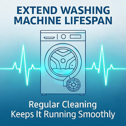 Washing Machine Cleaner Tablets, Septic Safe Descaler - Image 5
