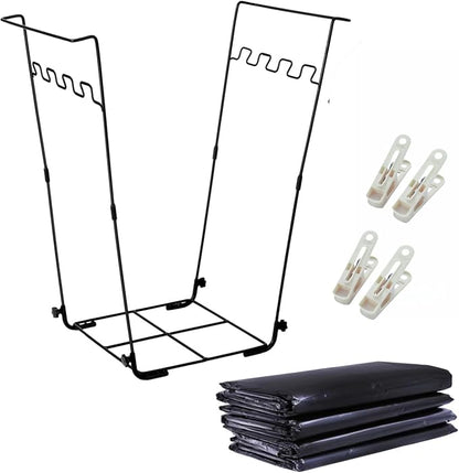 Trash Bag Holder Stand 45 Gallon Outdoor Leaf Bag Stand by Unknown