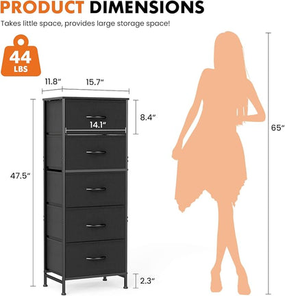 Sweetcrispy 5 Drawer Dresser - Image 3