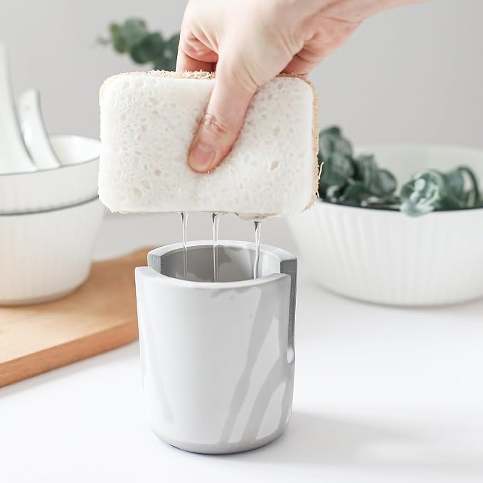 Selegna Diatomite Stone Kitchen Sink Organizer and Drying Caddy - Image 2