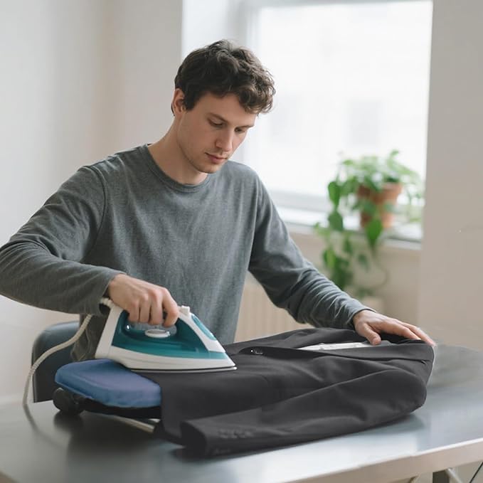 Metal Foldable Iron Board with Iron Holder, RAINHOL Small Ironing Board - Image 7