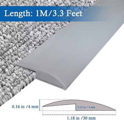 Floor Transition Strip Self Adhesive Carpet & Flooring Transitions Edging Trim - Image 2