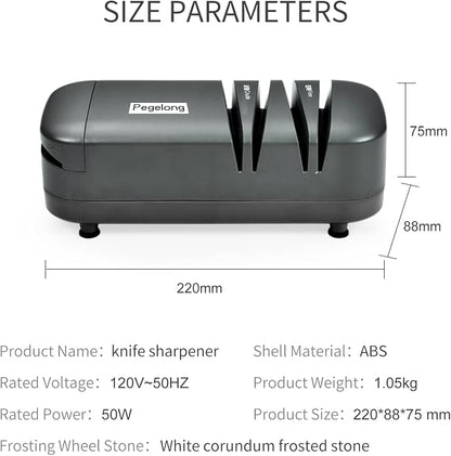 kitchen knife sharpener electric knife scissor sharpener 50w at 12.6-Degree - Image 2