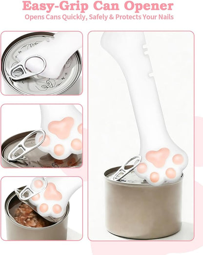 6 PCS Cat Food Can Covers Set, Reusable Silicone Can Lids - Image 4