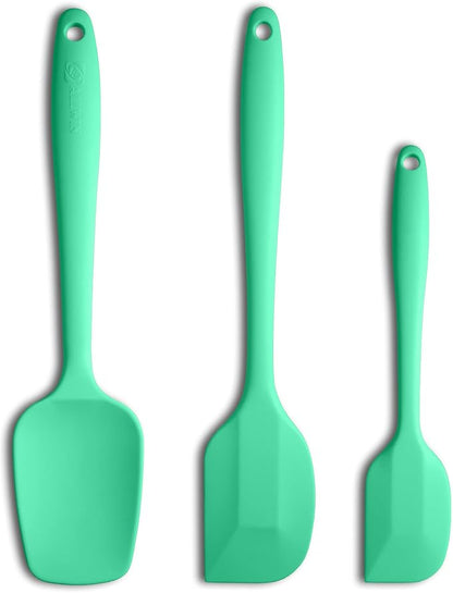 Silicone Spatula 3‑Piece Set Heat Resistant 600°F Non‑Stick Rubber Spatulas by ALLWIN-HOUSEWARE