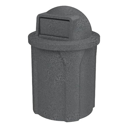 42 Gallon Round 100% Recycled Plastic Heavy-Duty Commercial Outdoor or Outdoor by SturdyEssentials