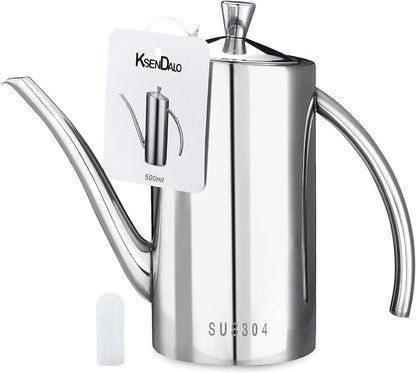 KSENDALO Premium SUS304 Stainless Steel Olive Oil Bottle Dispenser & Kitchen by KSENDALO