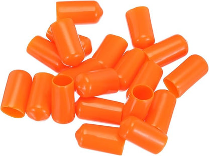uxcell 20pcs Rubber End Caps 10mm ID Vinyl PVC Round Tube Bolt Cap Cover Screw - Image 4