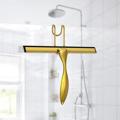 14-Inches Stainless Steel Shower Squeegee Set, Include Shower Door Hook - Image 5