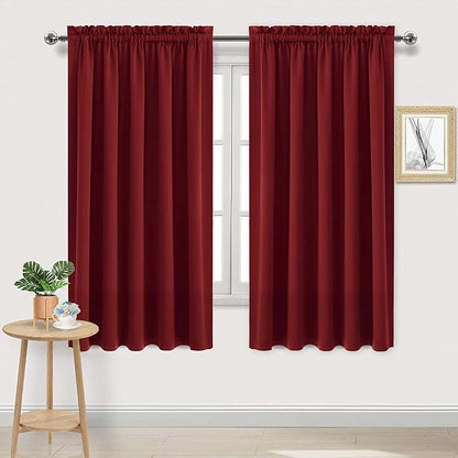 DWCN Blackout Curtains for Bedroom – Rod Pocket Thermal Insulated Noise by DWCN