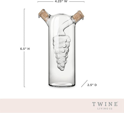 Twine 2-In-1 Oil and Vinegar Cruet Bottle - Image 3
