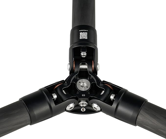 Leofoto Professional Camera Tripod, 50" Compact Carbon Fiber Tripod for DSLR Video Camcorder, 4 Leg Sections, 360° Ball Head, Max Load 8KG/18Lb (LS-254CX+LH-36)