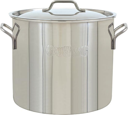 Bayou Classic 1430 30-qt Stainless Stockpot Features Heavy Duty Welded Handles by BayouClassic%C2%AE