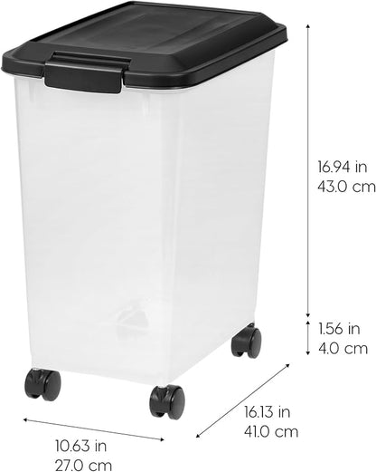 IRIS USA Dog Food Storage Container, 2 Pack, Airtight Seal - Image 2