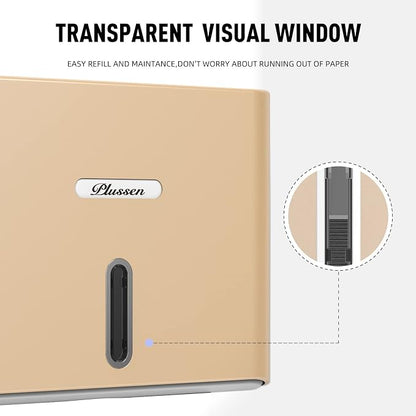 Paper Towel Dispenser Wall Mount, Adhesive No Drilling Multifold Trifold C Fold - Image 7