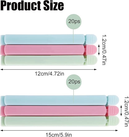 40 PCS Sealing Clip Bag Plastic Bag Chip Clips Large Size Food Bag Clips - Image 2