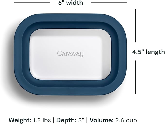 Caraway 6pc Glass Food Storage Set - Image 3