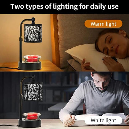 Tree Candle Warmer Lamp, LED Colors Changing Candle Warmer - Image 4