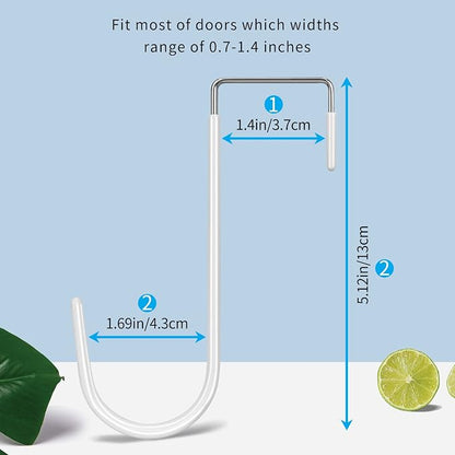 FYY Over the Door Hooks, 8 Pack Door Hangers Hooks - Image 2