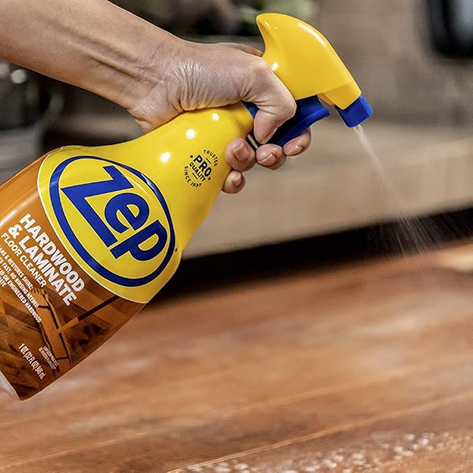 Zep Hardwood and Laminate Floor Cleaner - 32 Oz - ZUHLF324 - Cleans Spots - Image 6