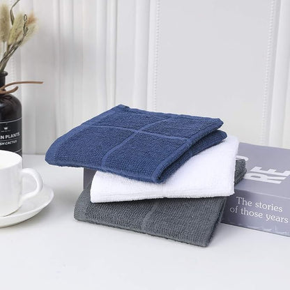 Glynniss Kitchen Dish Cloths Highly Absorbent Dish Rags 100% Cotton Wash Cloths - Image 2