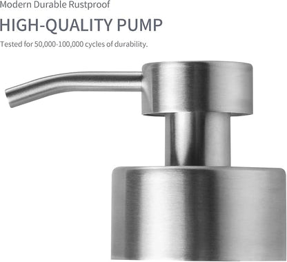 Enra Thick Glass Soap Dispenser - Image 3
