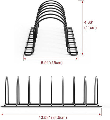 JAQ Pan Organizer Rack for Cabinet, Pot Lid Holder & Baking Sheet Organizer - Image 3