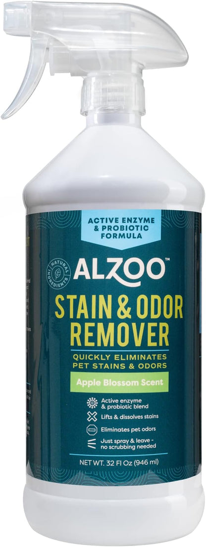 ALZOO Stain & Odor Remover, Quickly Lifts & Dissolves Pet Stains & Helps by ALZOO