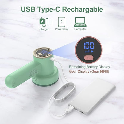 Fabric Shaver Fuzz Remover Rechargeable, HOMEASY Electric Lint Remover Shaver - Image 2