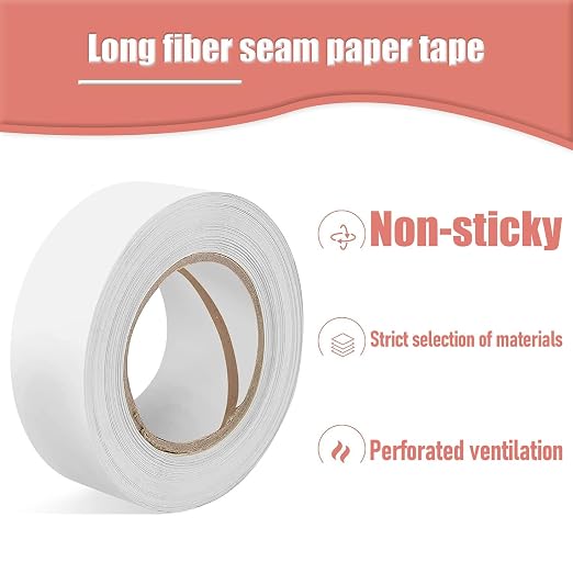 Drywall Paper Tape, 2” x 250 ft Ultra-Thin Fiber Paper Drywall Joint Tape - Image 6