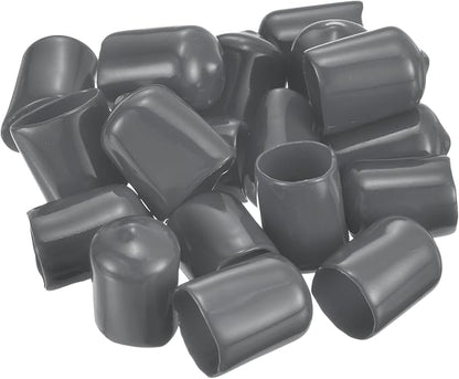 uxcell 20pcs Rubber End Caps 14.5mm ID Vinyl Round Tube Bolt Cap Cover Thread - Image 4
