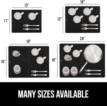 GORILLA GRIP 100% BPA-Free Patented Silicone Dish Drying Mat - Image 5
